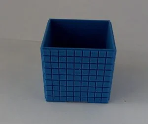 Vasetto Quadrato 3D Models