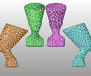 Nefertitivoronoï 3D Models