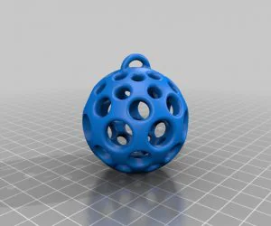 Ball For Christmas With Holes 3D Models