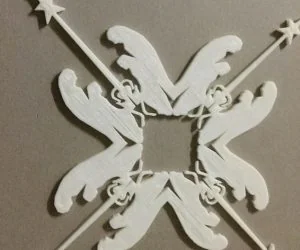 Window Snowflake Christmas Ornament Nativity 3D Models