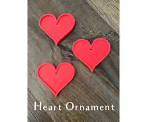 Heart Ornament 3D Models