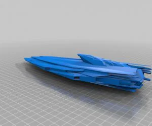Knife Class Battleship 3D Models