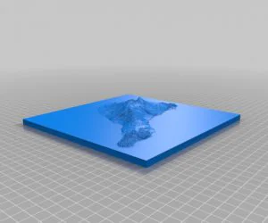3D Map Of Tenerife 3D Models