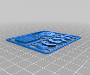 Mini Avocado Toast Kit 3D Models
