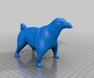 Raven Pug 3D Models