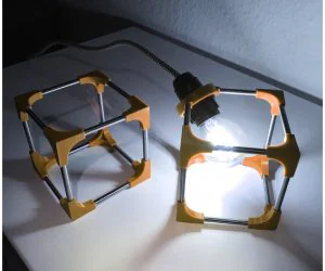 Cube Lamp Pla Creation Light Corner 3D Models