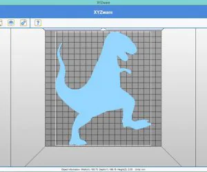 Dinosaurs 3D Silhouettes 3D Models