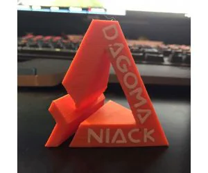 Logo Dagoma Pyramide Version Dagoma’Niack 3D Models
