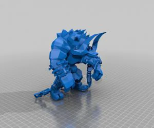 Low Poly Alistar From League Of Legends 3D Models