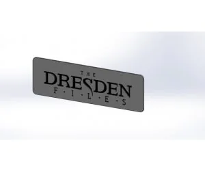 Dresden Files Bookmark 3D Models