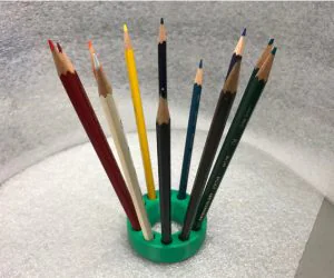 Coloring Pencils Holder 12 3D Models