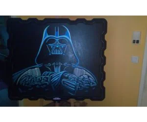 Canvas Frame Darth Vader 3D Models