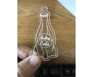 Fallout Nuka Cola Keychain 3D Models