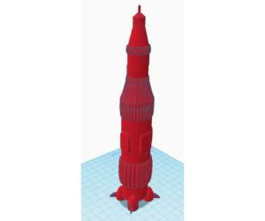 Apollo Rocket 3D Models