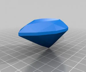 Pear Cut Gemstone 3D Models