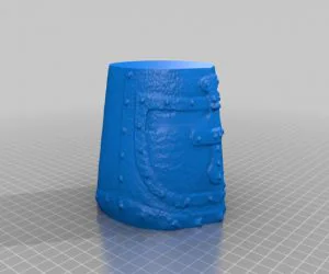 Helmet Pencil Holder Scan 3D Models