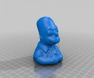 Homer Salt Pot 3D Models