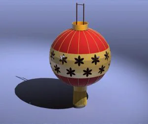 Oriental Lantern 3D Models