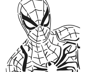 Spiderman Stencil 8 3D Models