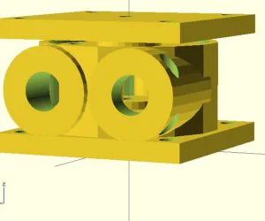 Parastaltic Pump In Openscad 3D Models