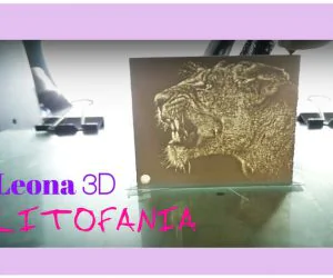 Litofania Leona 3D Models