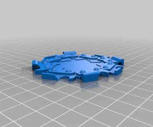 Chainsaw Chain Round Disk 3D Models