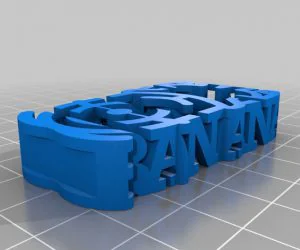 Text Flip Minion Banana 3D Models