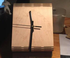The Plywood Clock 3D Models