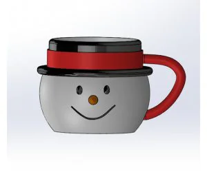 Snowman Mug 3D Models