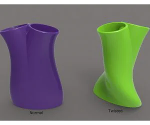 Twin Vase 3D Models