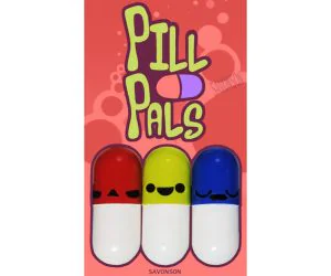 Pill Pals 3D Models