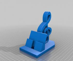 Phone Charger Supports For Musicians 3D Models