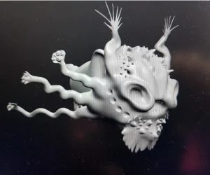 “Mongo” The Alien Fish. 3D Models