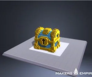Gold Chest 3D Models