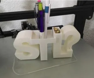Stl Pen Holder 3D Models