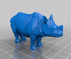 Rhino Geometric 3D Models