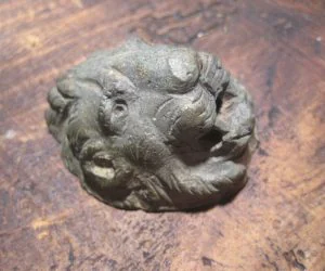 Roman Lion’S Head In Bronze 3D Models