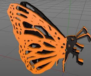 3D Butterfly 3D Models