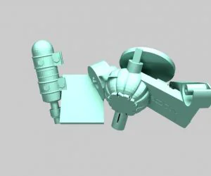 Small Mechanic Gun 3D Models