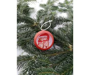 Christmas Ornament For Picture 3D Models
