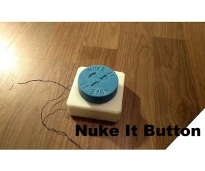 Nuke It Button 3D Models