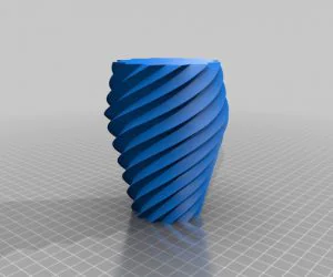 Twisty Vase 3D Models