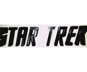 Trekkie Star Trek Wall Art 3D Models