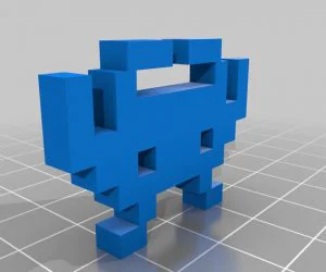 Space Invaders Picture Remix 3D Models
