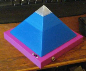 Thicker Pyramid Lamp 3D Models