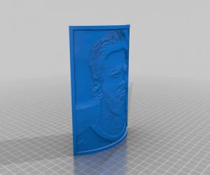 Lionel Messi Lithophane Litofania 3D Models