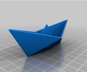 Paper Boat 3D Models