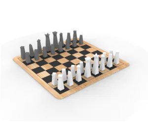 Chess Game Poligonal 3D Models
