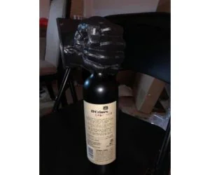 Fist Shaped Wall Mounted Wine Bottle Holder 3D Models