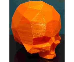 Low Poly Skull 3D Models